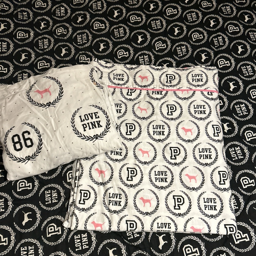 Victoria’s Secret Pink Monogram Full Sheets Rare ON HOLD DO NOT BUY